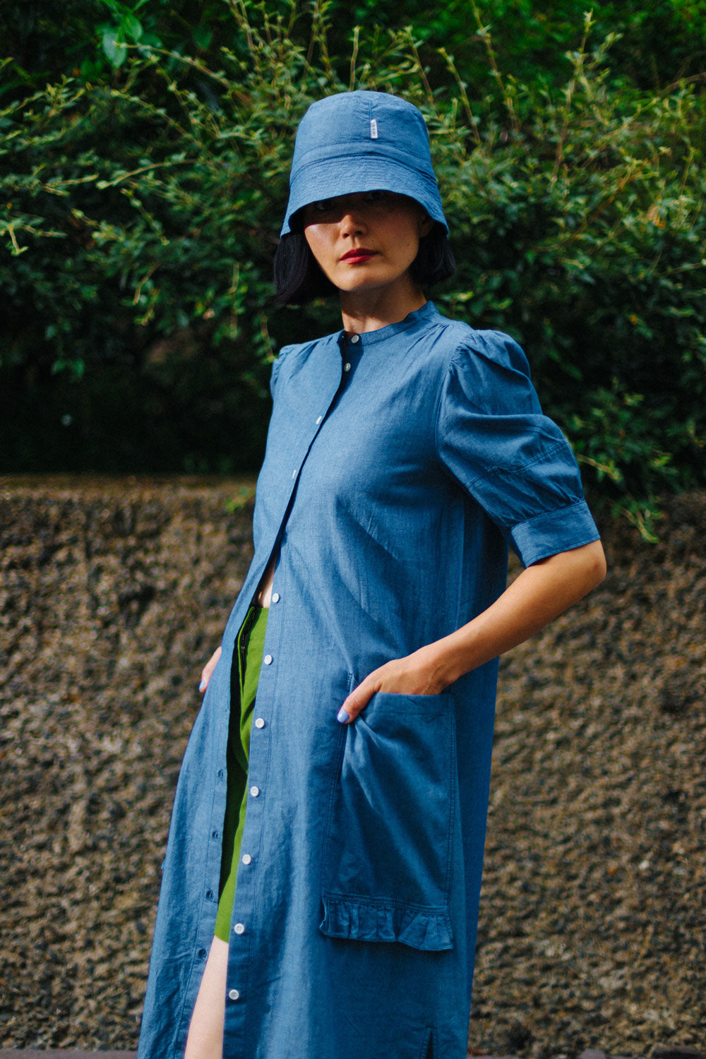 Bucket Hat, Reversible, Japanese Denim