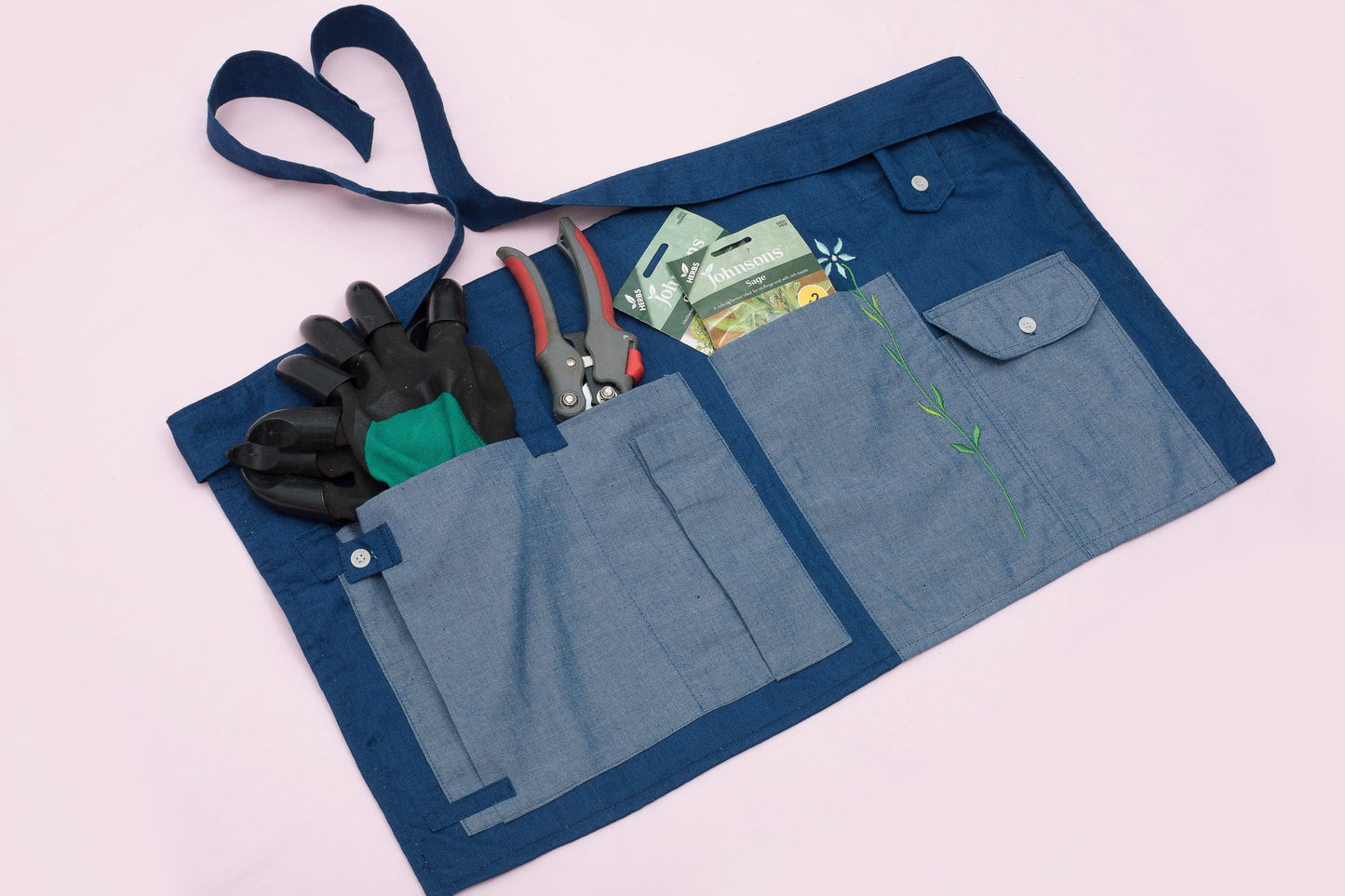 The Ultimate Luxury Gardener’s Gift Set, Japanese Denim