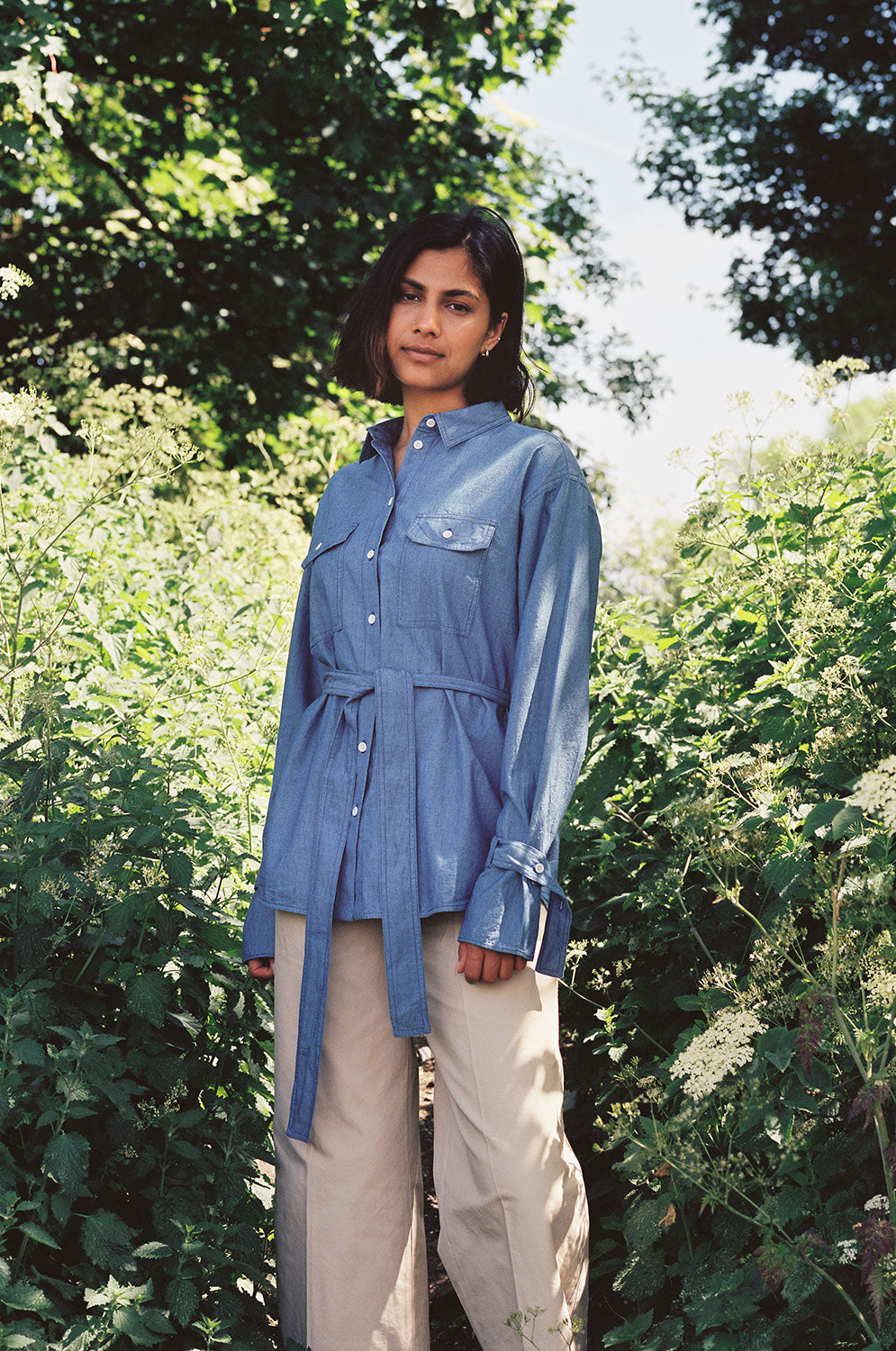 【新発売】今週の市販 Zadie | Shirt Denim Japanese Women's Boyfriend Saywood. – Shirt トップス