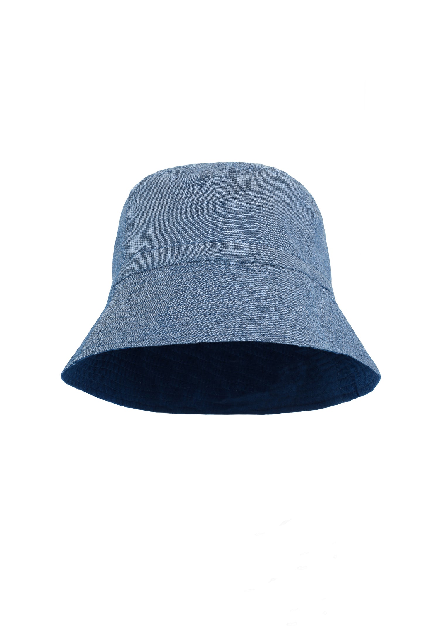 Japanese denim bucket hat by Saywood. Rich natural indigo reversible bucket hat, unisex.