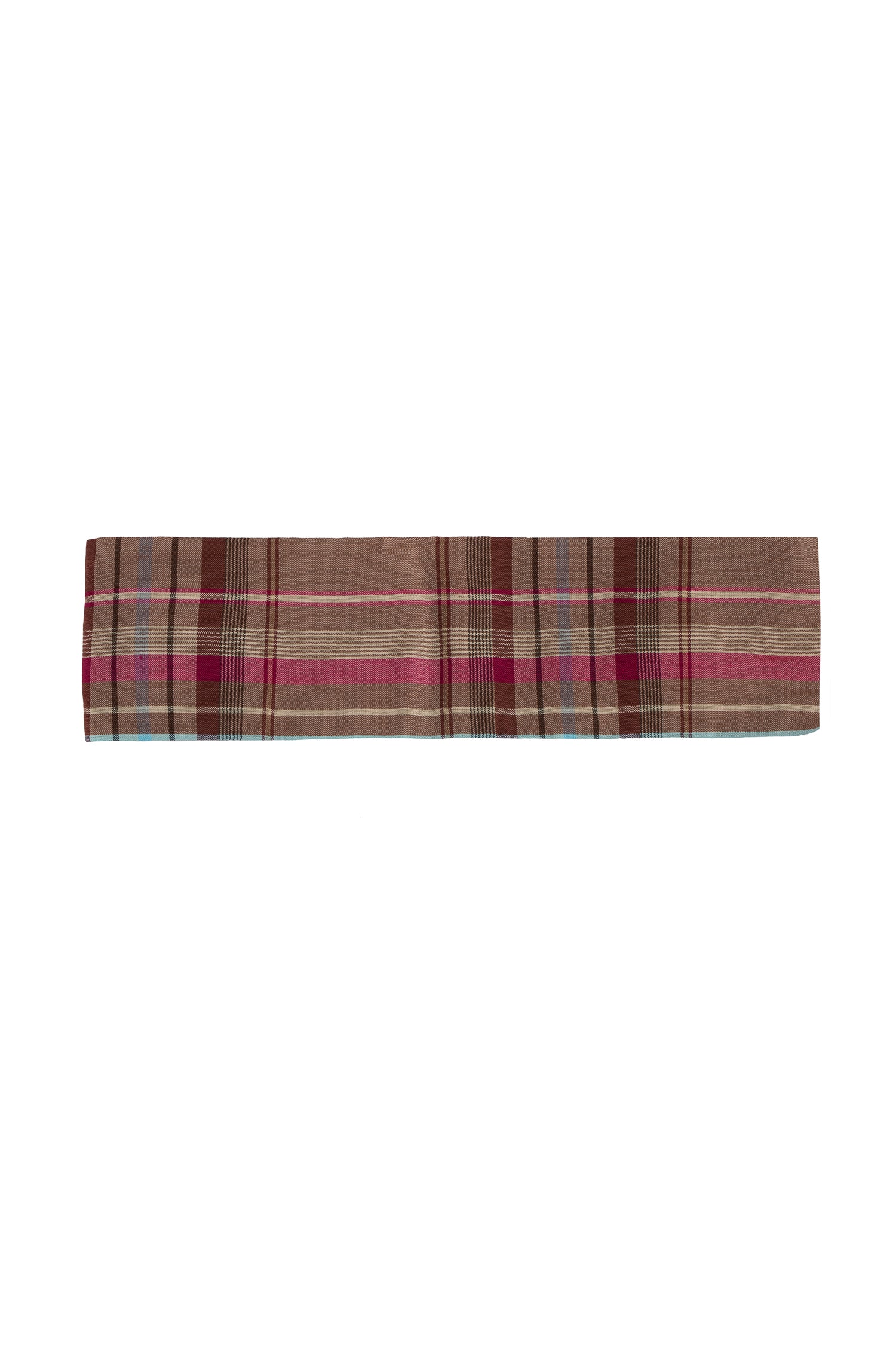 Heidi Headband, Zero Waste, Pink Check | Deadstock Cloth